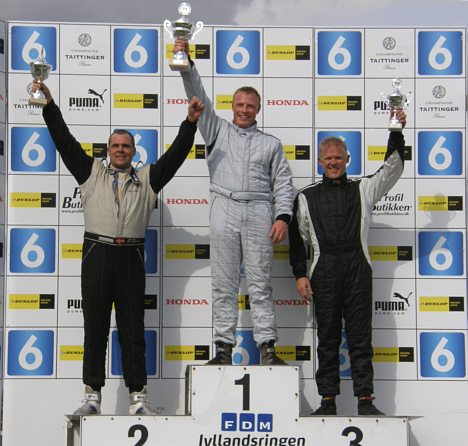 Sejr til Lars Lindholst, med Ronnie Bodekær på 2. pladsen og Flemming Nymark på 3. pladsen.